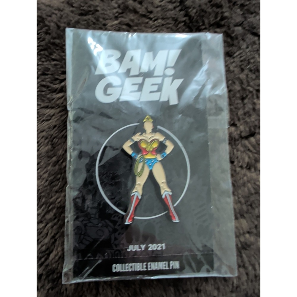 Wonder Woman Exclusive BAM! Geek DC Comics Wonder Woman Enamel Pin July 2021